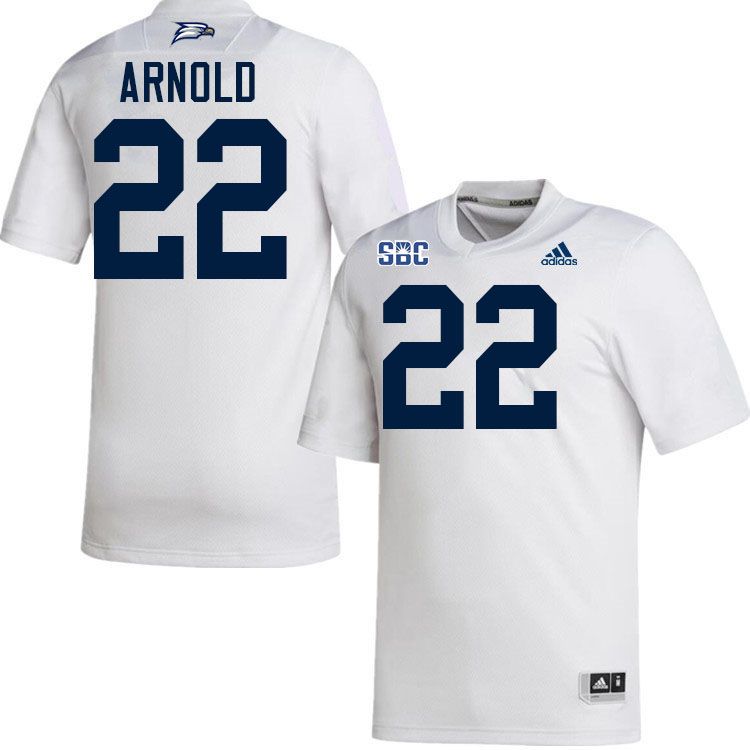 #22 OJ Arnold Georgia Southern Eagles Jerseys|Apparels Football Stitched-White